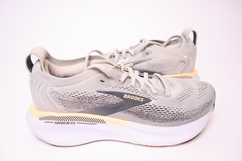 Brooks Adrenaline GTS 25 Womens Sz 6D Gray Running Shoes Sneakers Excellent #168